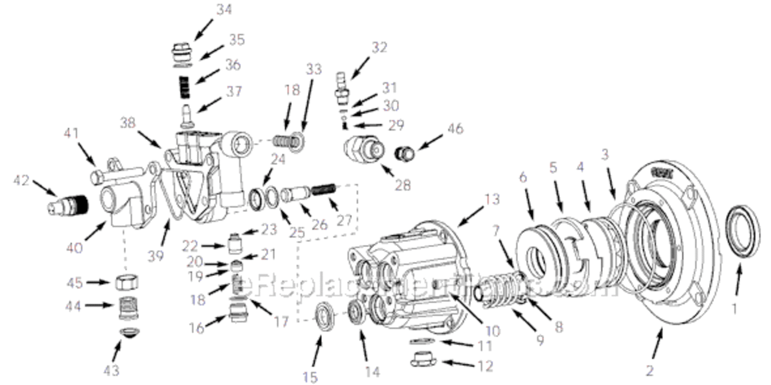 Page A Diagram and Parts List for PM041811SJ  Campbell Hausfeld Pressure Washer